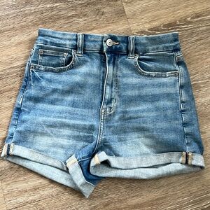 American Eagle Blue Jean Shorts Size 4